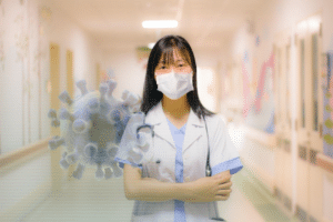 Some hospitals are using sneeze guard glass to keep patients protected from the Coronavirus