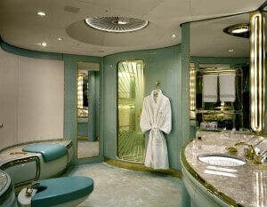 Luxury Aircraft Bathroom